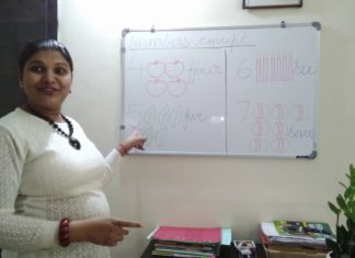 Introducing Numbers 4, 5, 6 & 7 to kids – Number Recognition, Counting and Number Names