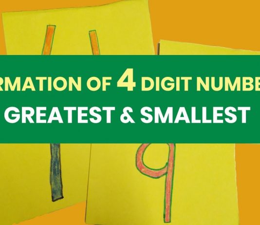 Formation of greatest and smallest four digit numbers with any given set of digits | CBSE Grade 3
